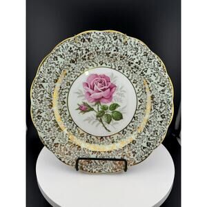 Vintage Royal Standard Bone China Decorative Rose Plate